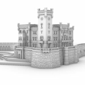 CASTELLO DI MIRAMARE with base (kit)